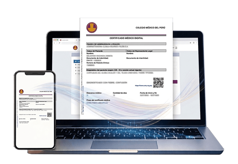 Certificado médico de salud mental digital