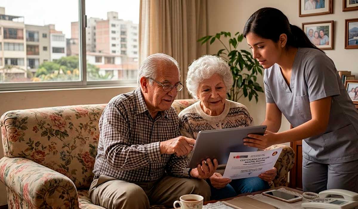 Certificado psiquiátrico con firma electrónica