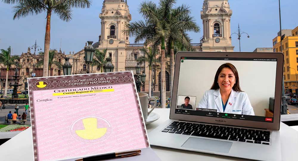 Certificado de lucidez mental en el Cercado de Lima