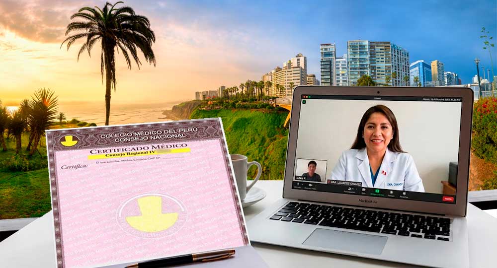 Certificado de lucidez mental en Miraflores